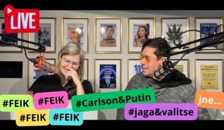 Telegrami FB-live (08.02.24): kommenteerime Tuckeri-Putini feikintervjuud, aga imestame ikkagi, miks inimesed sellest nii hoos on? Telegrami FB-live (08.02.24): kommenteerime Tuckeri-Putini feikintervjuud, aga imestame ikkagi, miks inimesed sellest nii hoos on?