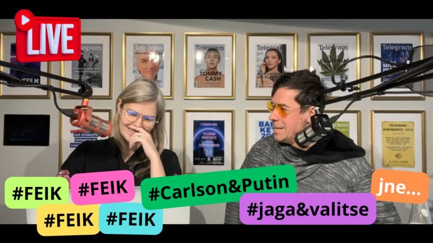 Telegrami FB-live (08.02.24): kommenteerime Tuckeri-Putini feikintervjuud, aga imestame ikkagi, miks inimesed sellest nii hoos on?