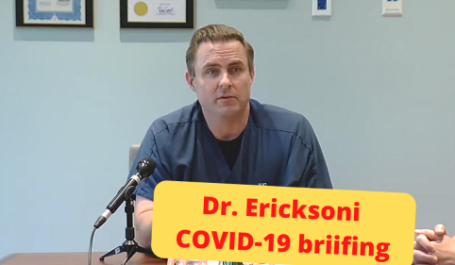 Dr Ericksoni koroona-pressikonverents nüüd eestikeelsete subtiitritega