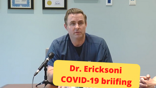 Dr Ericksoni koroona-pressikonverents nüüd eestikeelsete subtiitritega