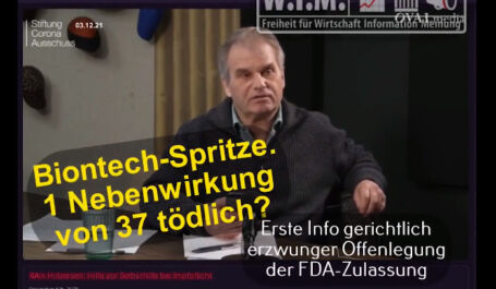 Reiner Fuellmich kommenteerib Pfizeri vaktsiinisurmade raportit: iga 37. katsealune suri Reiner Fuellmich kommenteerib Pfizeri vaktsiinisurmade raportit: iga 37. katsealune suri